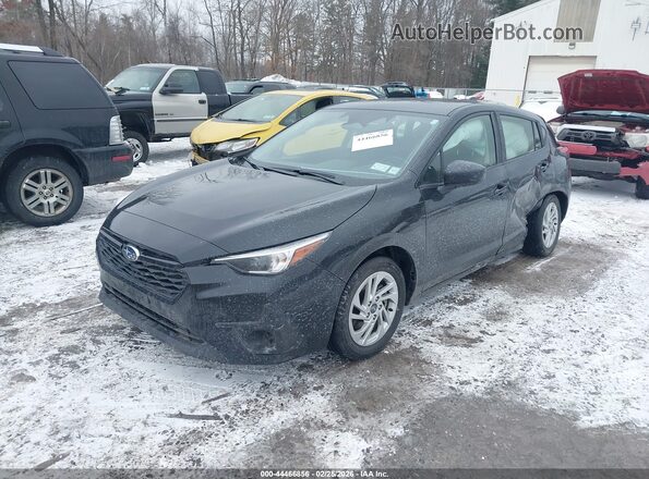 JF1GUABC3S8282743 2025 SUBARU IMPREZA Черный Передняя левая четверть