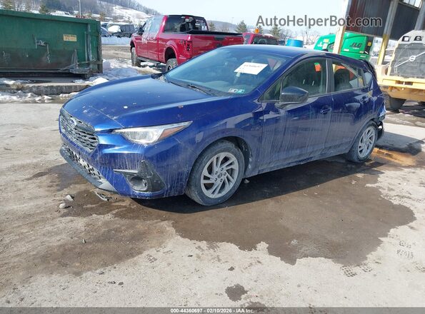 JF1GUABC6R8278115 2024 SUBARU IMPREZA Синий Передняя левая четверть
