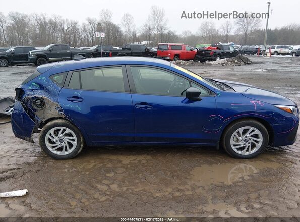 JF1GUABC7R8305306 2024 SUBARU IMPREZA Синий Вид задней части салона