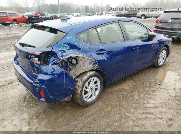 JF1GUABC7R8305306 2024 SUBARU IMPREZA Синий Задняя правая четверть