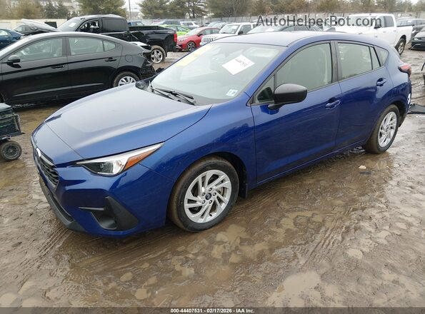 JF1GUABC7R8305306 2024 SUBARU IMPREZA Синий Передняя левая четверть