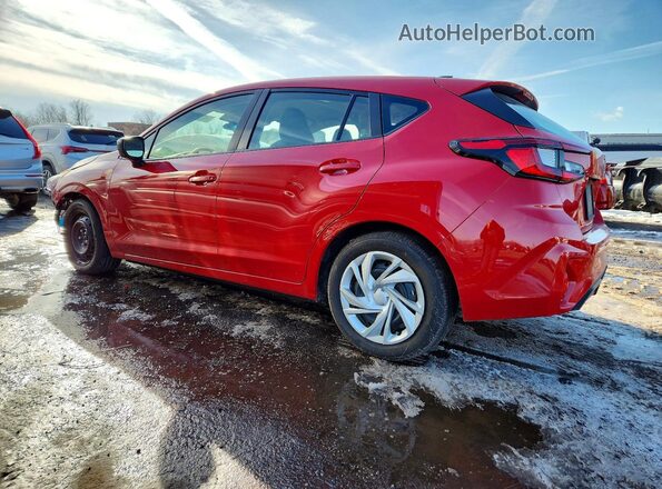 JF1GUABC7S8231892 2025 SUBARU IMPREZA Красный Задняя левая четверть