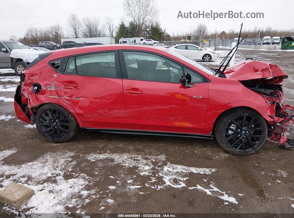 JF1GUHJC3T8203406 2026 SUBARU IMPREZA Красный Вид задней части салона