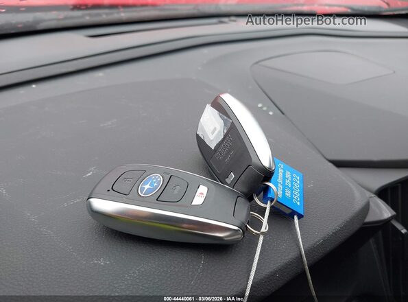 JF1GUHJC3T8203406 2026 SUBARU IMPREZA Красный Вид панели приборов