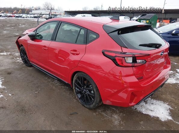 JF1GUHJC3T8203406 2026 SUBARU IMPREZA Красный Задняя левая четверть