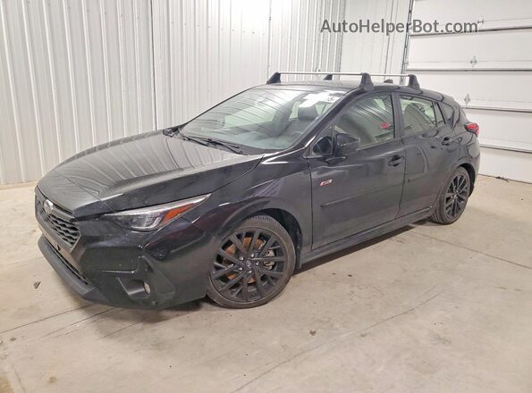 JF1GUHJC6R8305971 2024 SUBARU IMPREZA Черный Передняя левая четверть