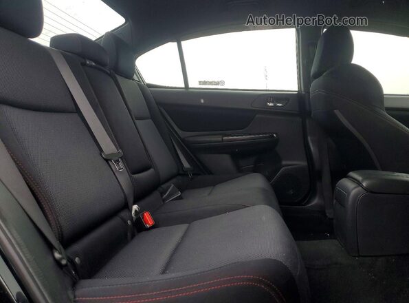 JF1VA1A67K9814484 2019 SUBARU WRX Черный Вид задних сидений