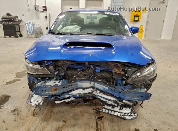 JF1VA1D65J8825158 2018 SUBARU WRX Синий Вид спереди