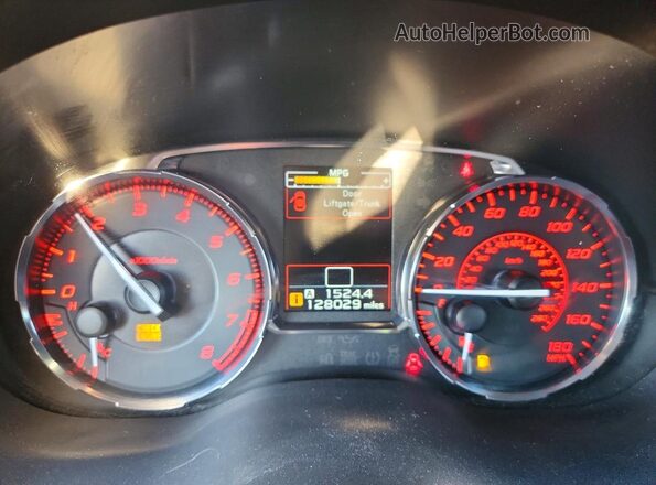 JF1VA1E6XG9800824 2016 SUBARU WRX Синий Вид щитка приборов