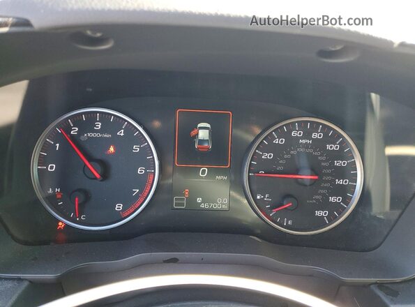 JF1VBAF65P9813315 2023 SUBARU WRX Белый Вид щитка приборов
