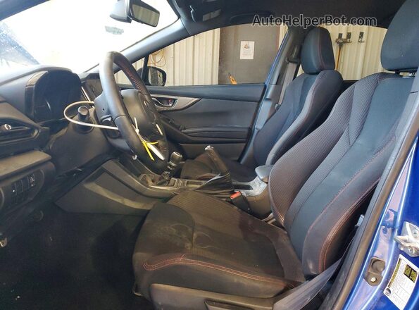 JF1VBAF66P9800007 2023 SUBARU WRX Синий Вид салона спереди