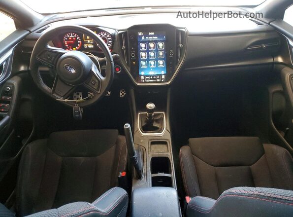 JF1VBAF66P9800007 2023 SUBARU WRX Синий Вид панели приборов