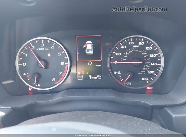 JF1VBAH63S9801332 2025 SUBARU WRX Silver Widok tylnych siedzeń