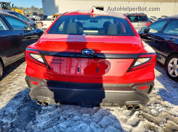 JF1VBAH68S9805652 2025 SUBARU WRX Красный Вид сзади
