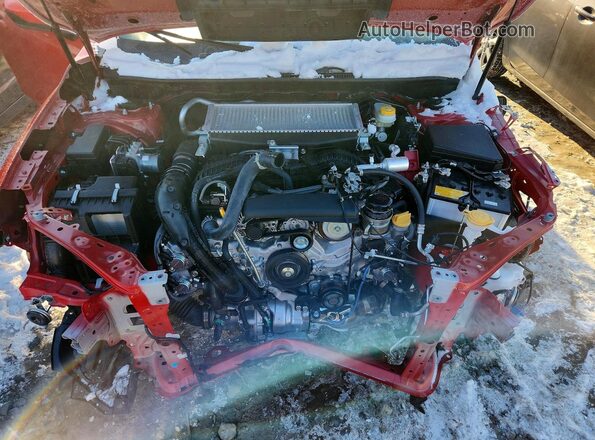 JF1VBAH68S9805652 2025 SUBARU WRX Красный Вид задней части салона