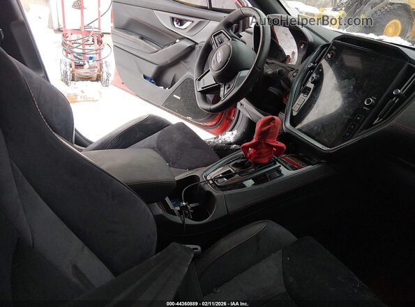 JF1VBAN63R8803022 2024 SUBARU WRX Красный Вид салона спереди