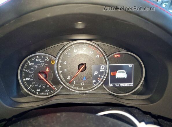 JF1ZCAC14H8603674 2017 SUBARU BRZ Черный Вид щитка приборов