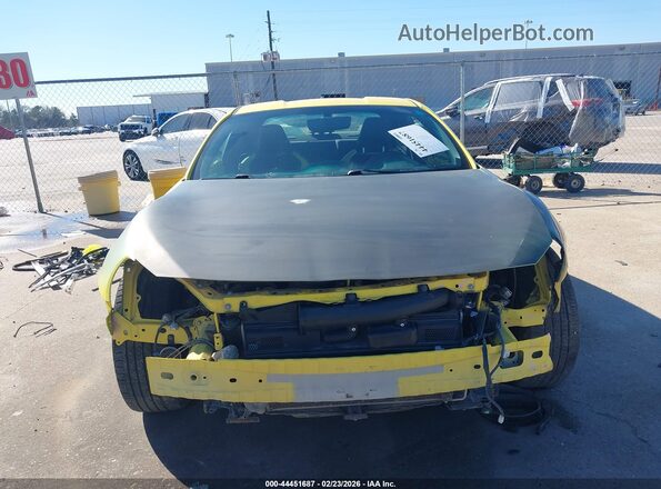 JF1ZCAC16H9601242 2017 SUBARU BRZ Желтый Вид задней части салона