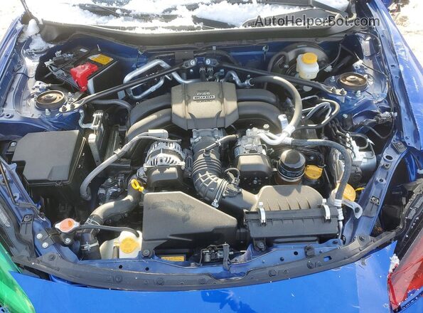 JF1ZDBE10S8700765 2025 SUBARU BRZ Синий Вид задней части салона
