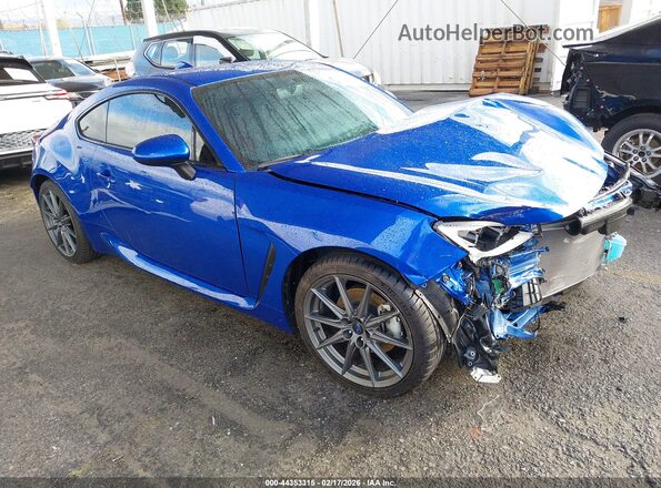 JF1ZDBE12S8700329 2025 SUBARU BRZ Синий Передняя правая четверть