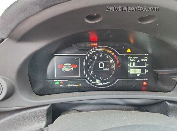 JF1ZDBE13R9702434 2024 SUBARU BRZ Gray Vista del cuadro de instrumentos