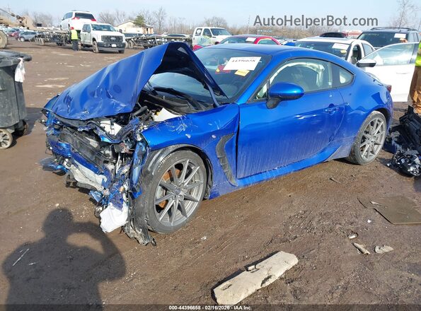 JF1ZDBE16N9701112 2022 SUBARU BRZ Синий Передняя левая четверть