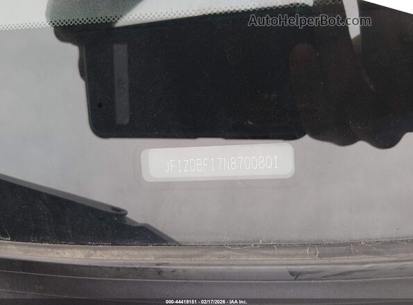 JF1ZDBF17N8700801 2022 SUBARU BRZ Белый Вид подкапотного пространства