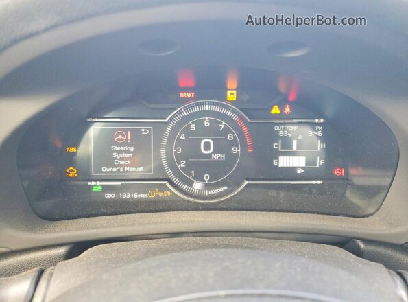 JF1ZNBE19P9759697 2023 TOYOTA GR Blue Вид щитка приладів