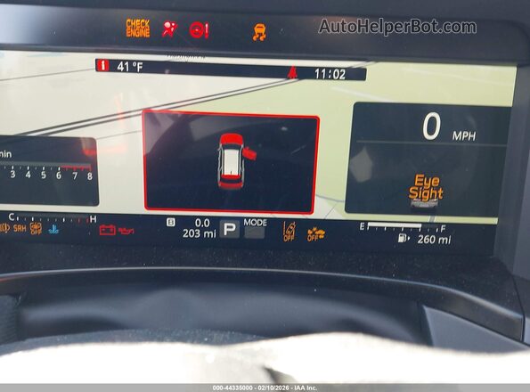 JF2BUPDD6TY451556 2026 SUBARU OUTBACK White Vista de los asientos traseros