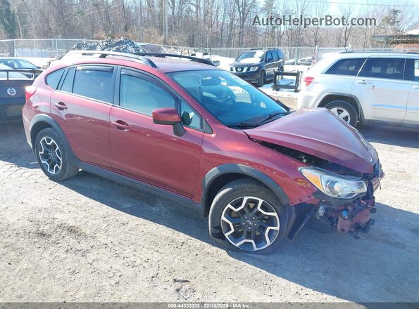 JF2GPABC1H8212010 2017 SUBARU CROSSTREK Бордовый Передняя правая четверть