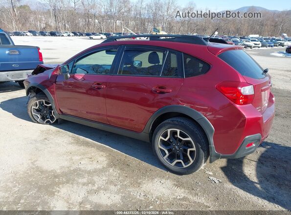 JF2GPABC1H8212010 2017 SUBARU CROSSTREK Бордовый Задняя левая четверть