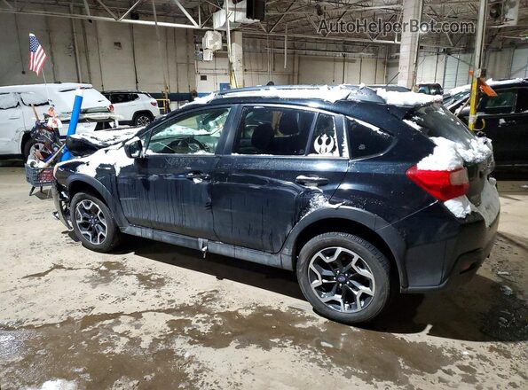 JF2GPABC7G8343537 2016 SUBARU CROSSTREK Черный Задняя левая четверть