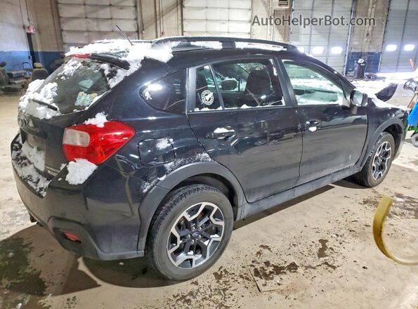 JF2GPABC7G8343537 2016 SUBARU CROSSTREK Черный Задняя правая четверть
