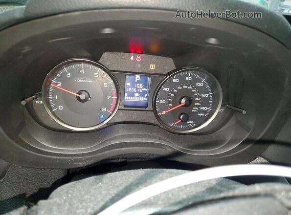 JF2GPABC9G8230916 2016 SUBARU CROSSTREK Зеленый Вид щитка приборов