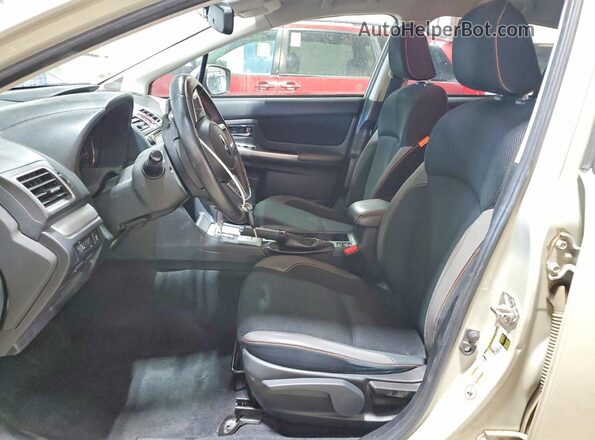JF2GPABC9G8230916 2016 SUBARU CROSSTREK Зеленый Вид салона спереди