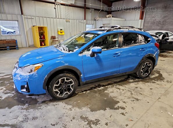 JF2GPABCXG8343824 2016 SUBARU CROSSTREK Синий Передняя левая четверть