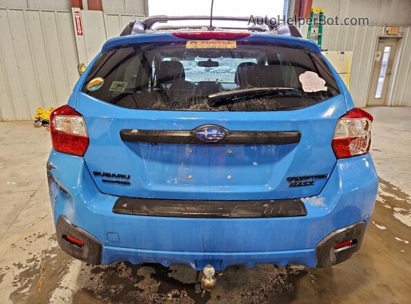 JF2GPABCXG8343824 2016 SUBARU CROSSTREK Синий Вид сзади