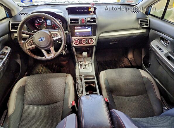 JF2GPABCXG8343824 2016 SUBARU CROSSTREK Синий Вид панели приборов