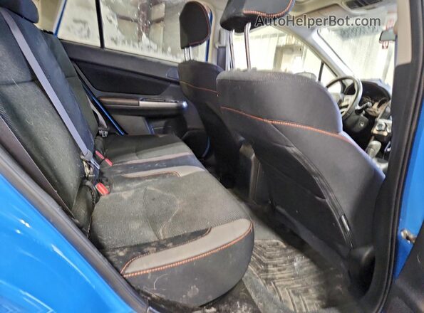 JF2GPABCXG8343824 2016 SUBARU CROSSTREK Синий Вид задней части салона