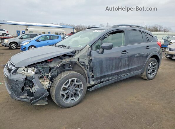 JF2GPADC6H8265461 2017 SUBARU CROSSTREK Gray Vista tres cuartos delantera izquierda