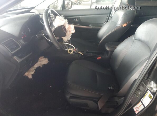 JF2GPAKCXG8302271 2016 SUBARU CROSSTREK Gray Widok wnętrza z przodu