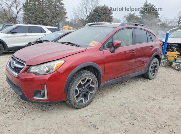 JF2GPALC9H8211718 2017 SUBARU CROSSTREK Красный Передняя левая четверть