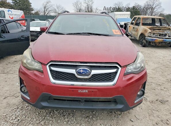 JF2GPALC9H8211718 2017 SUBARU CROSSTREK Красный Вид спереди