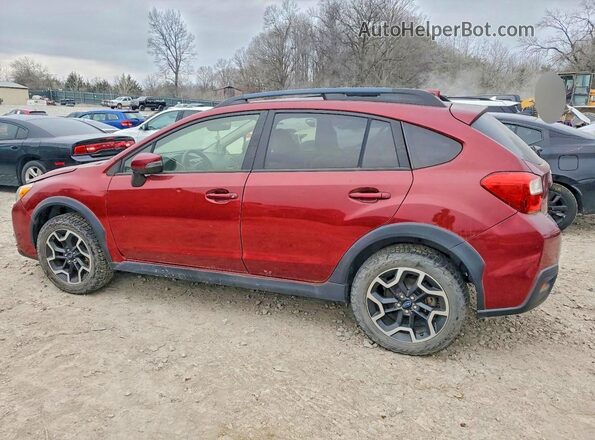 JF2GPALC9H8211718 2017 SUBARU CROSSTREK Красный Задняя левая четверть