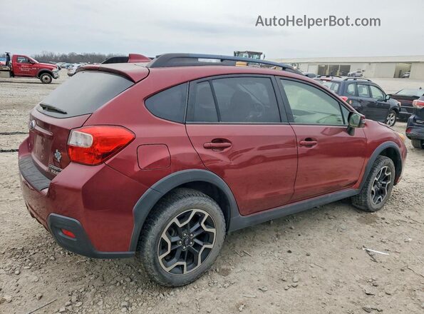 JF2GPALC9H8211718 2017 SUBARU CROSSTREK Красный Задняя правая четверть