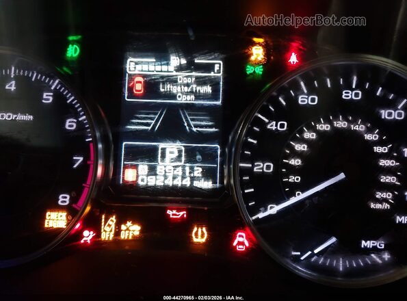 JF2GPANC4G8330658 2016 SUBARU CROSSTREK Желто-коричневый 