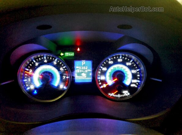 JF2GPBLC2GH267813 2016 SUBARU CROSSTREK Синий Вид щитка приборов