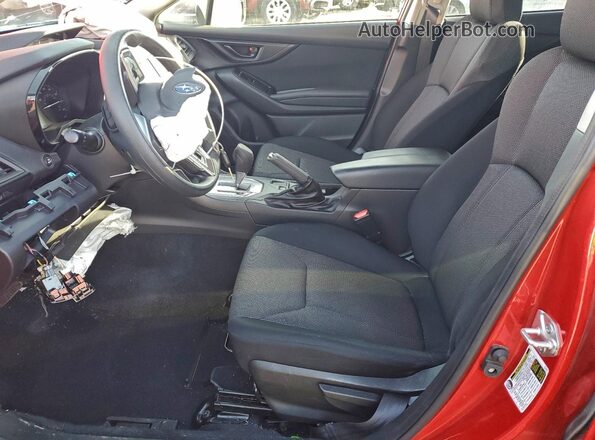 JF2GTABCXPH314061 2023 SUBARU CROSSTREK Красный Вид салона спереди