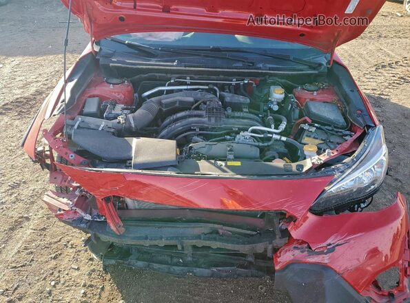 JF2GTABCXPH314061 2023 SUBARU CROSSTREK Красный Вид подкапотного пространства