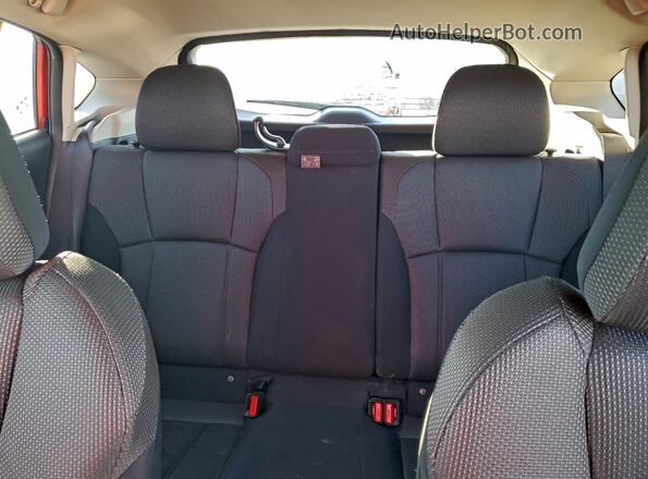 JF2GTABCXPH314061 2023 SUBARU CROSSTREK Красный Вид задних сидений